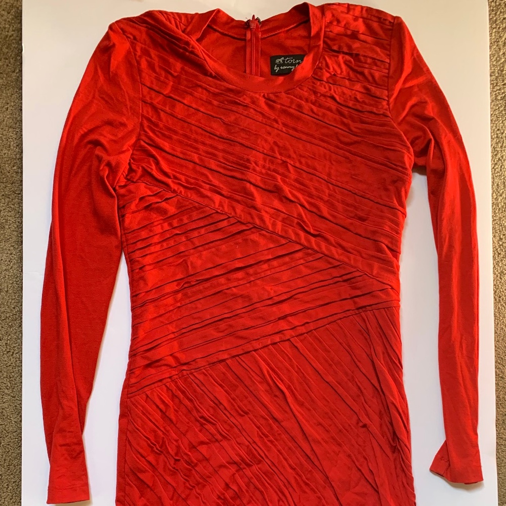 Red Dress by Torn by Ronny Kobo